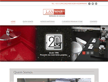 Tablet Screenshot of lanmar.com.br
